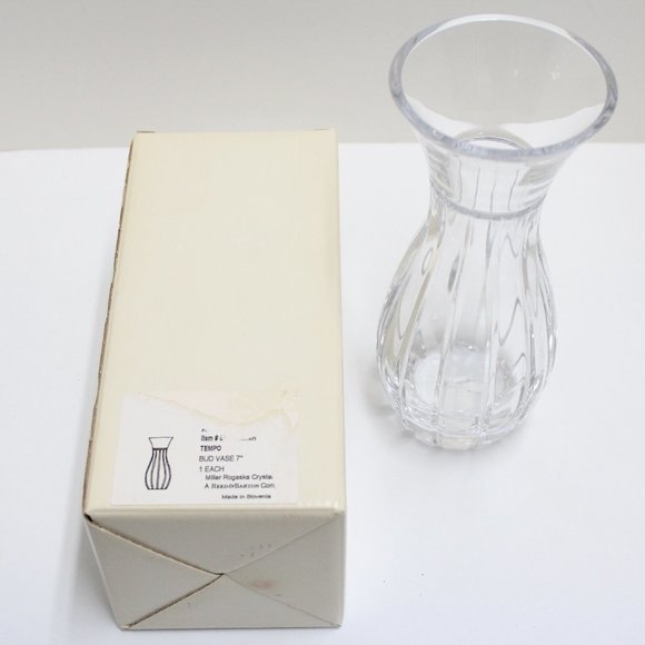 Miller Rogaska Crystal by Reed & Barton Bud Vase - Picture 1 of 15